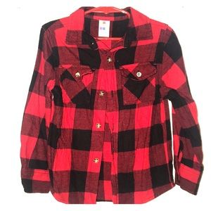 Kid’s Plaid Button-up Shirt